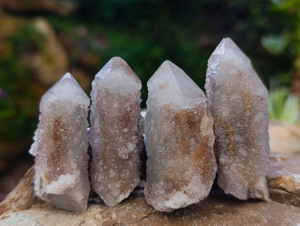 Natural Mix of Spirit Quartz Crystals and Clusters x 35 From Boekenhouthoek, South Africa - Toprock Gemstones and Minerals 