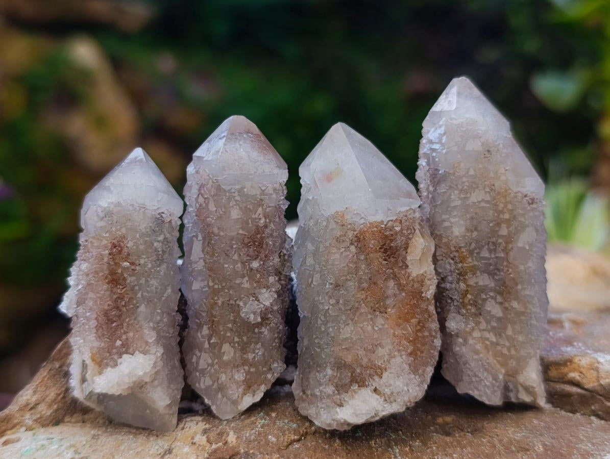 Natural Mix of Spirit Quartz Crystals and Clusters x 35 From Boekenhouthoek, South Africa - Toprock Gemstones and Minerals 