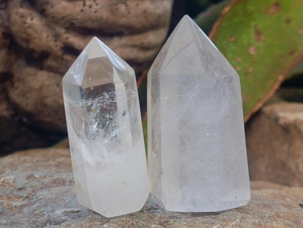 Polished Clear Quartz Crystals x 24 From Madagascar - Toprock Gemstones and Minerals 