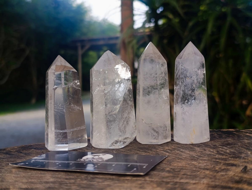 Polished Clear Quartz Crystals x 24 From Madagascar - Toprock Gemstones and Minerals 