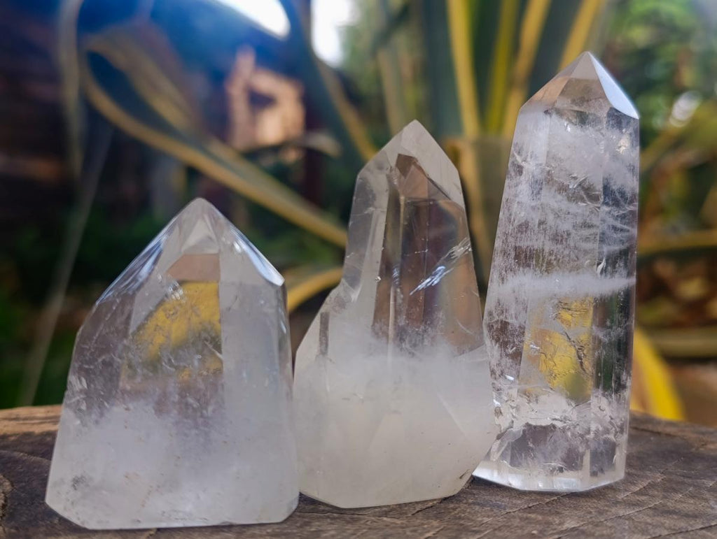 Polished Clear Quartz Crystals x 24 From Madagascar - Toprock Gemstones and Minerals 
