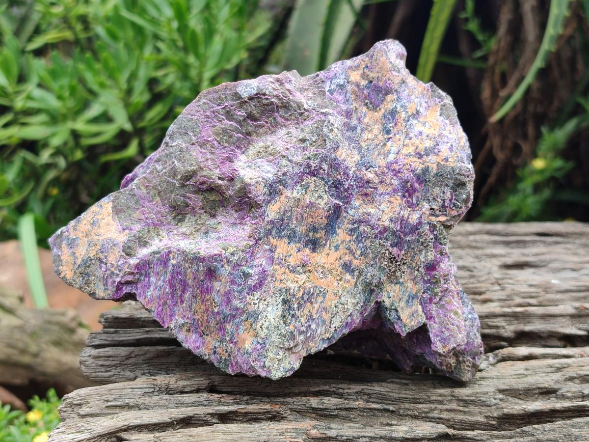 Natural Large Stichtite Cobbed Specimens x 2 From Barberton, South Africa - Toprock Gemstones and Minerals 