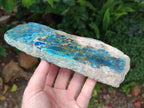Polished Shattuckite with Chrysocolla and Malachite Slices x 3 From Koakoveld, Namibia - Toprock Gemstones and Minerals 