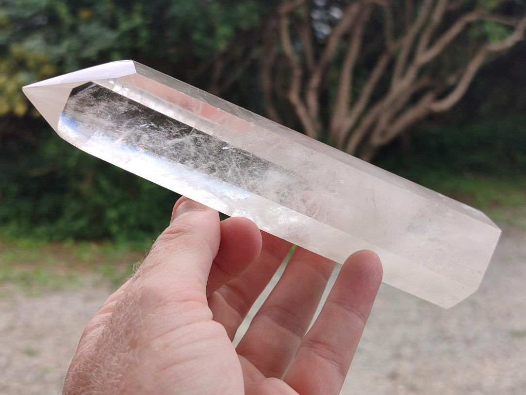 Polished Clear Quartz Crystals x 4 From Madagascar - Toprock Gemstones and Minerals 
