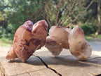 Natural Red Hematoid Quartz Crystals and Clusters x 6 From Karoi, Zimbabwe - Toprock Gemstones and Minerals 