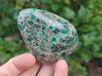 Polished Emerald Mica 'Mutokolite' Free Forms x 6 From Mutoko, Zimbabwe - Toprock Gemstones and Minerals 