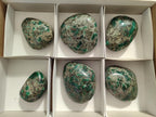 Polished Emerald Mica 'Mutokolite' Free Forms x 6 From Mutoko, Zimbabwe - Toprock Gemstones and Minerals 