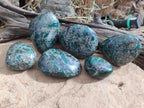 Polished Emerald Mica 'Mutokolite' Free Forms x 6 From Mutoko, Zimbabwe - Toprock Gemstones and Minerals 