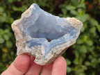 Natural Blue Lace Agate Geode Specimens x 24 From Nsanje, Malawi - Toprock Gemstones and Minerals 
