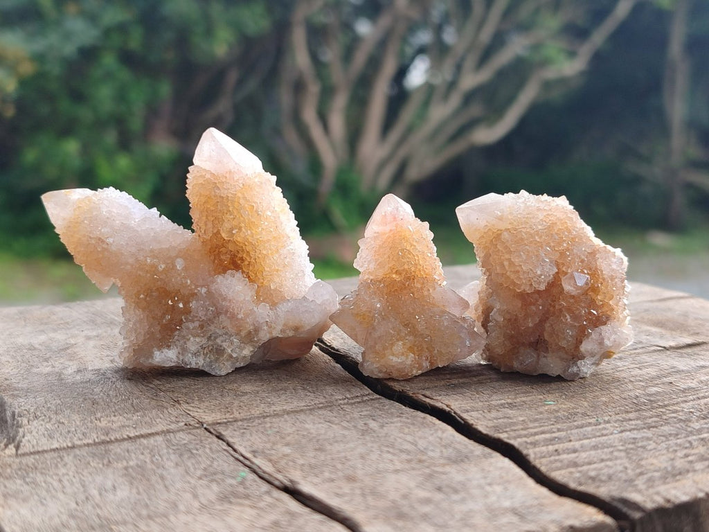 Natural Golden Limonite Spirit Quartz Crystals and Clusters x 35 From Boekenhouthoek, South Africa - Toprock Gemstones and Minerals 