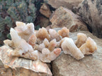 Natural Golden Limonite Spirit Quartz Crystals and Clusters x 35 From Boekenhouthoek, South Africa - Toprock Gemstones and Minerals 