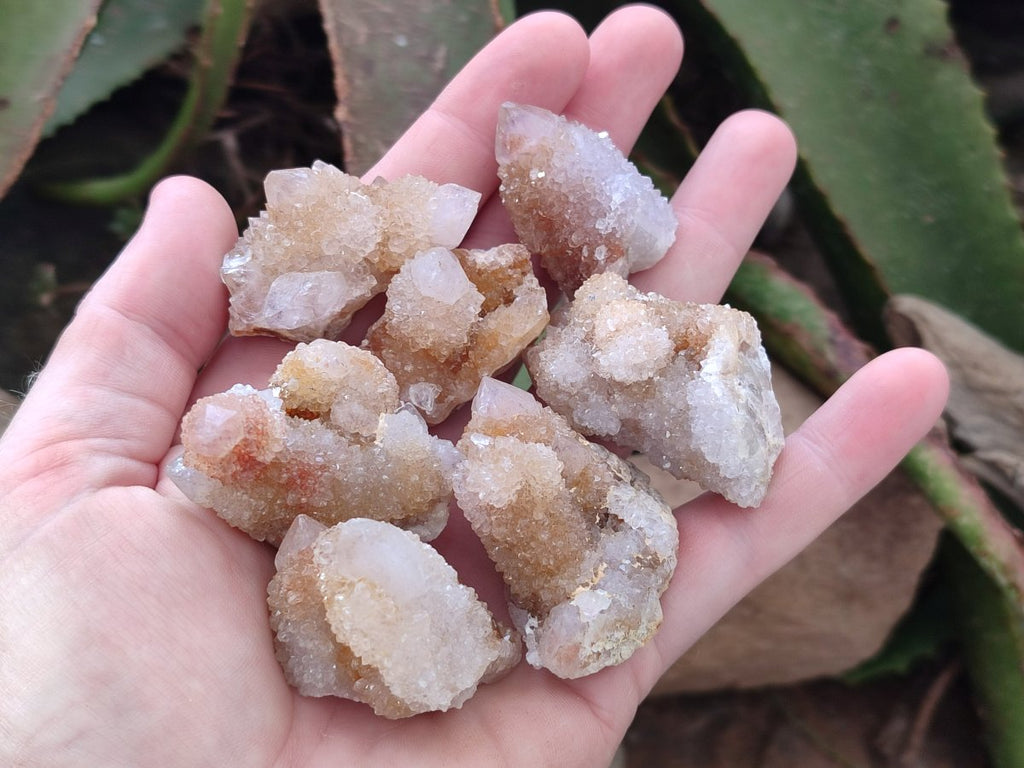 Natural Golden Limonite Spirit Quartz Crystals and Clusters x 35 From Boekenhouthoek, South Africa - Toprock Gemstones and Minerals 