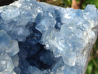 Natural Large Blue Celestite Geode Specimen x 1 From Sakoany, Madagascar - Toprock Gemstones and Minerals 