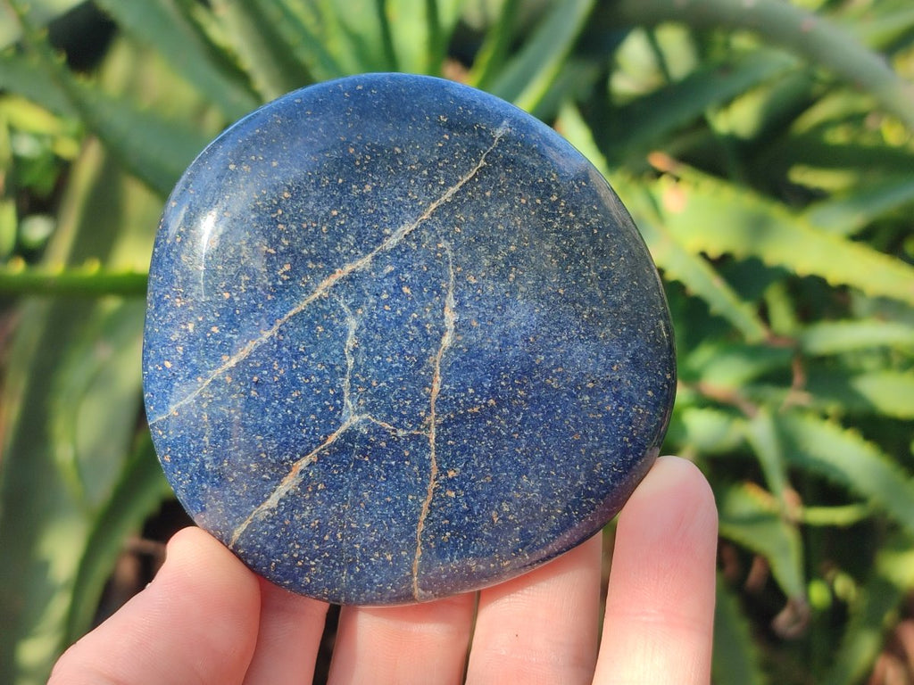 Polished Lazulite Galets x 12 From Madagascar - Toprock Gemstones and Minerals 