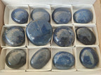 Polished Lazulite Galets x 12 From Madagascar - Toprock Gemstones and Minerals 