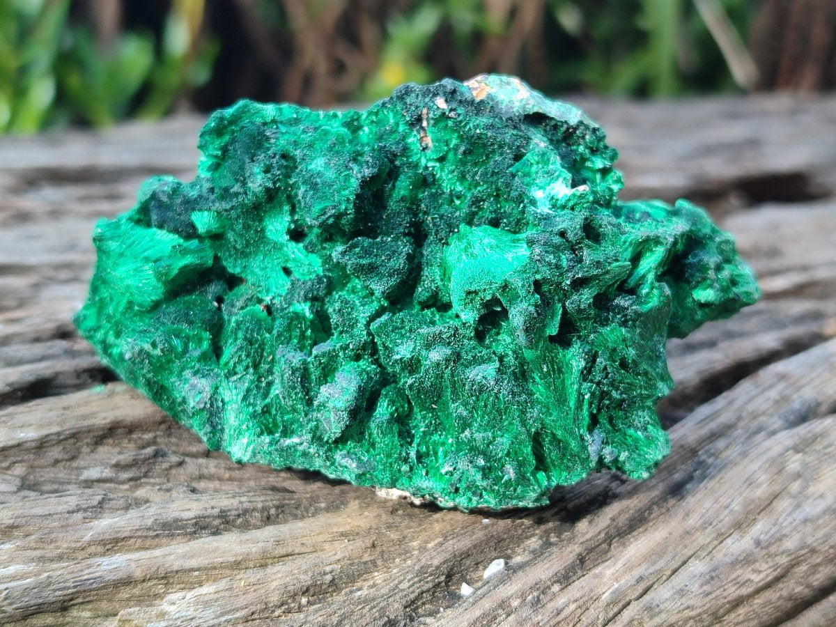 Natural Silky Malachite Specimens x 6 From Kasompe, Congo - Toprock Gemstones and Minerals 