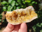 Natural Golden Limonite Quartz Clusters with Goethite inclusions x 24 From Solwezi, Zambia - Toprock Gemstones and Minerals 