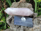 Polished Double Terminated Gemmy Rose Quartz Crystals x 6 From Madagascar - Toprock Gemstones and Minerals 