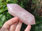 Polished Double Terminated Gemmy Rose Quartz Crystals x 6 From Madagascar - Toprock Gemstones and Minerals 