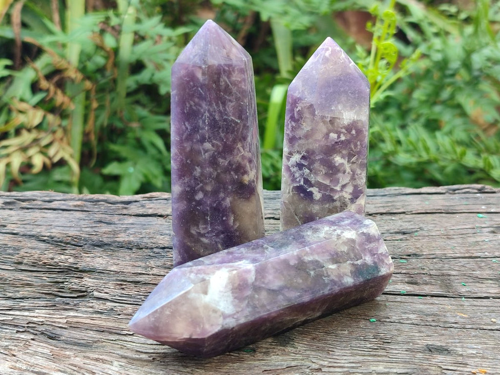 Polished Lepidolite Display Crystals x 12 From Ambatondrazaka, Madagascar - Toprock Gemstones and Minerals 