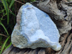 Natural Blue Lace Agate Geode Specimens x 3 From Nsanje, Malawi - Toprock Gemstones and Minerals 