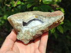 Natural Blue Lace Agate Geode Specimens x 3 From Nsanje, Malawi - Toprock Gemstones and Minerals 