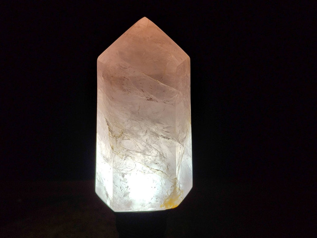 Polished Gemmy Rose Quartz Crystals x 3 From Madagascar - Toprock Gemstones and Minerals 