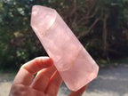 Polished Gemmy Rose Quartz Crystals x 3 From Madagascar - Toprock Gemstones and Minerals 