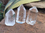 Polished Clear Quartz Crystals x 20 From Madagascar - Toprock Gemstones and Minerals 