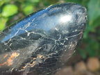 Polished Black Tourmaline Standing Free Forms x 2 From Madagascar - Toprock Gemstones and Minerals 