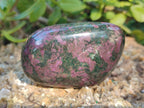 Polished Ruby Corundum In Chrome Verdite Free Forms x 6 From Mutoko, Zimbabwe - Toprock Gemstones and Minerals 