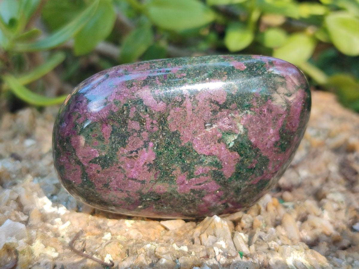 Polished Ruby Corundum In Chrome Verdite Free Forms x 6 From Mutoko, Zimbabwe - Toprock Gemstones and Minerals 