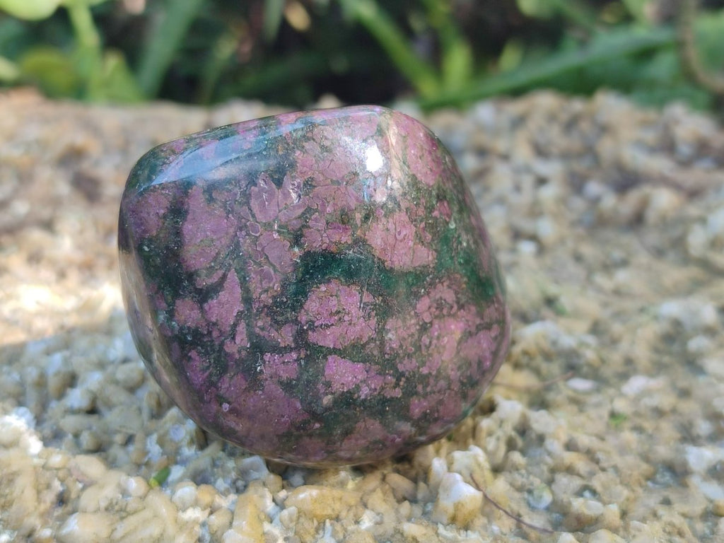 Polished Ruby Corundum In Chrome Verdite Free Forms x 6 From Mutoko, Zimbabwe - Toprock Gemstones and Minerals 