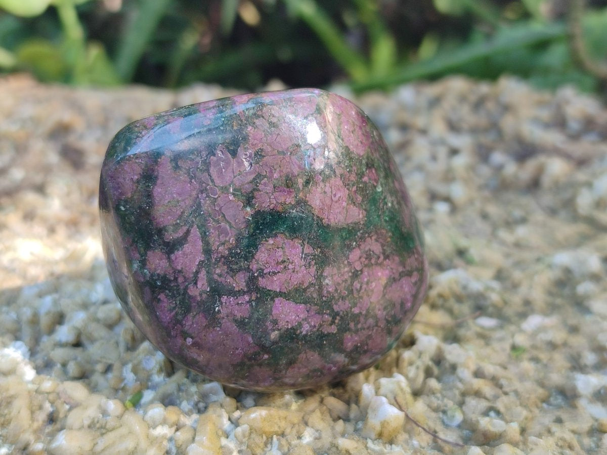 Polished Ruby Corundum In Chrome Verdite Free Forms x 6 From Mutoko, Zimbabwe - Toprock Gemstones and Minerals 