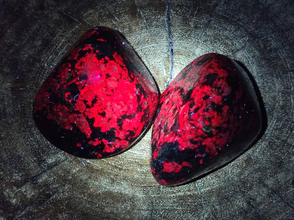 Polished Ruby Corundum In Chrome Verdite Free Forms x 6 From Mutoko, Zimbabwe - Toprock Gemstones and Minerals 