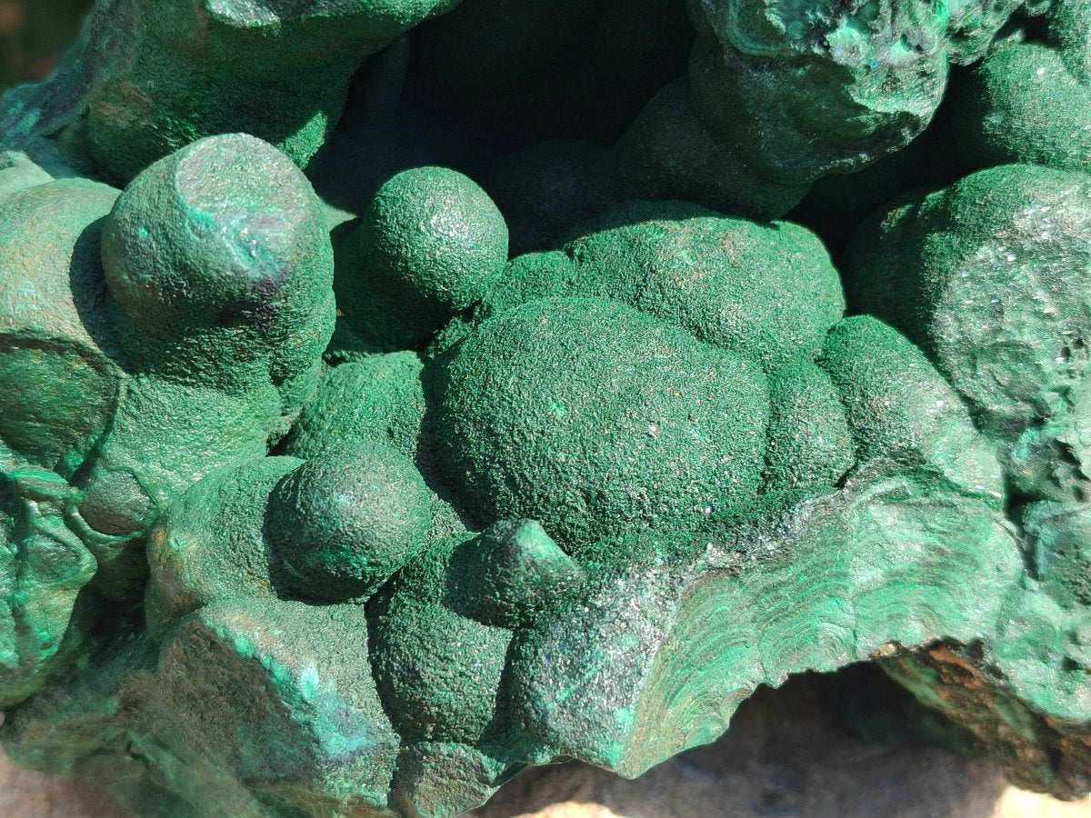 Natural XL Botryoidal Malachite Specimen x 1 From Congo - Toprock Gemstones and Minerals 