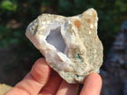 Natural Blue Lace Agate Geode Specimens x 24 From Nsanje, Malawi - Toprock Gemstones and Minerals 