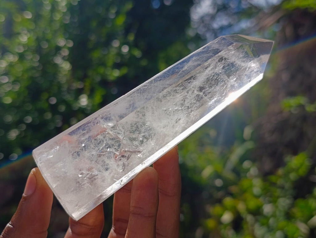 Polished Clear Quartz Display Crystals x 4 From Madagascar - Toprock Gemstones and Minerals 