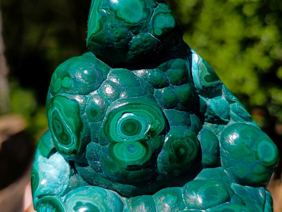 Polished Malacolla Free Forms x 2 From Kulukuluku, Congo - Toprock Gemstones and Minerals 