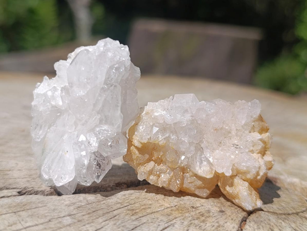 Natural Mix of Small Brandberg Crystals and Clusters x 35 From Brandberg, Namibia - Toprock Gemstones and Minerals 
