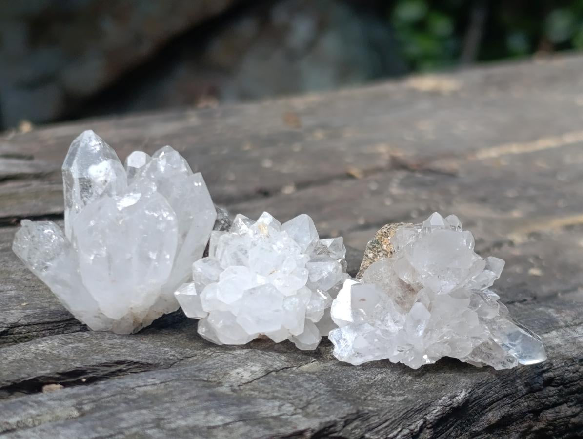 Natural Mix of Small Brandberg Crystals and Clusters x 35 From Brandberg, Namibia - Toprock Gemstones and Minerals 