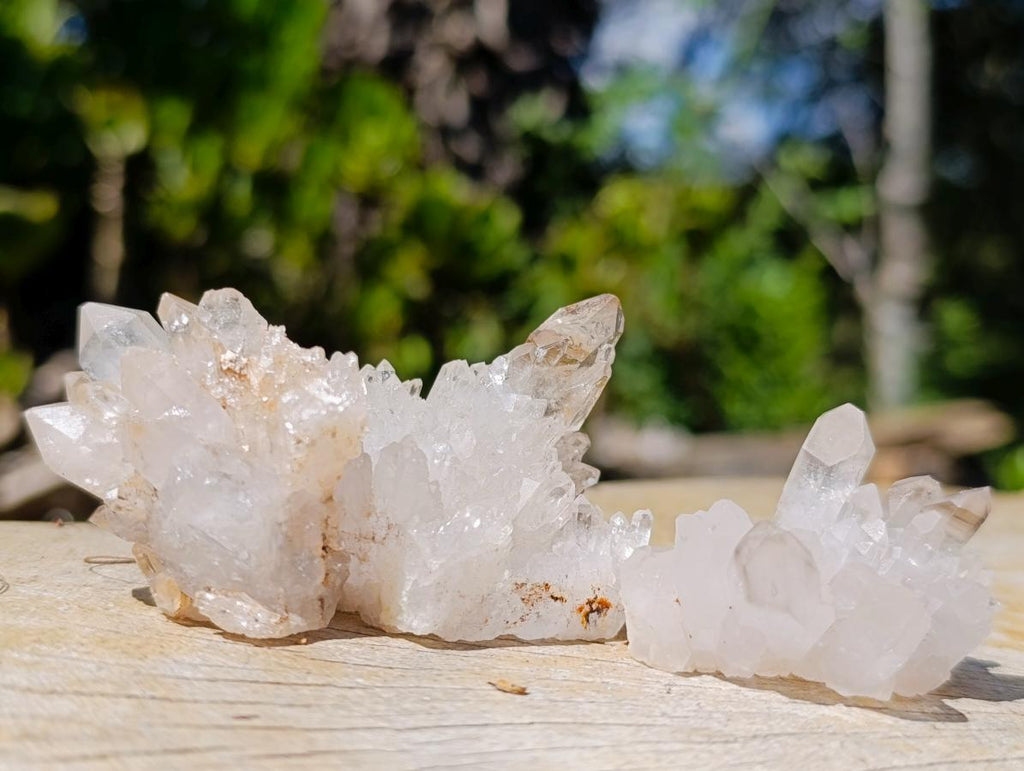 Natural Mix of Small Brandberg Crystals and Clusters x 35 From Brandberg, Namibia - Toprock Gemstones and Minerals 