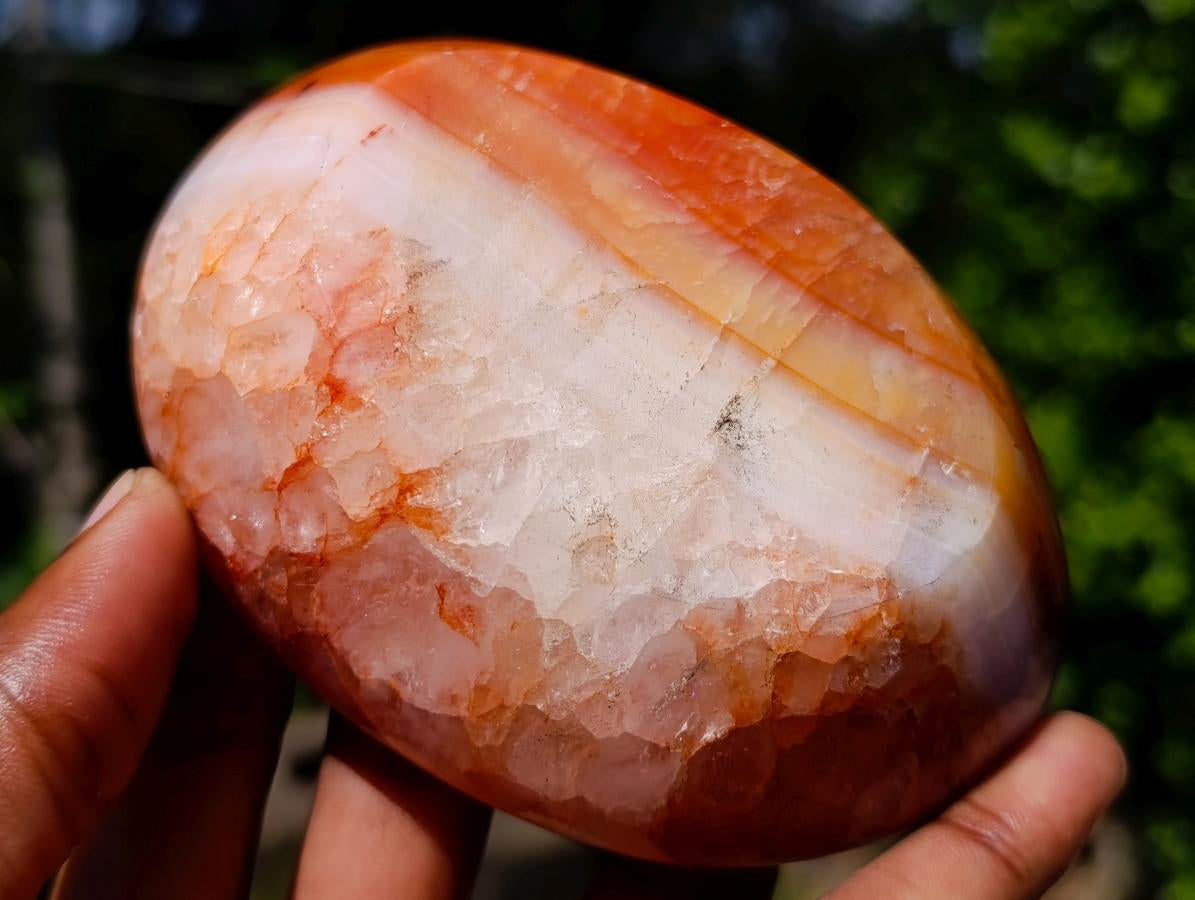Polished Carnelian Agate Gemstone Bowls x 6 From Madagascar - Toprock Gemstones and Minerals 