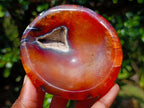 Polished Carnelian Agate Gemstone Bowls x 6 From Madagascar - Toprock Gemstones and Minerals 