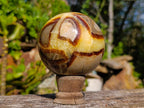 Polished Septerye Spheres x 2 From Mahajanga, Madagascar - Toprock Gemstones and Minerals 