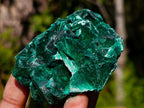 Natural Silky Malachite Specimens x 6 From Kasompe, Congo - Toprock Gemstones and Minerals 