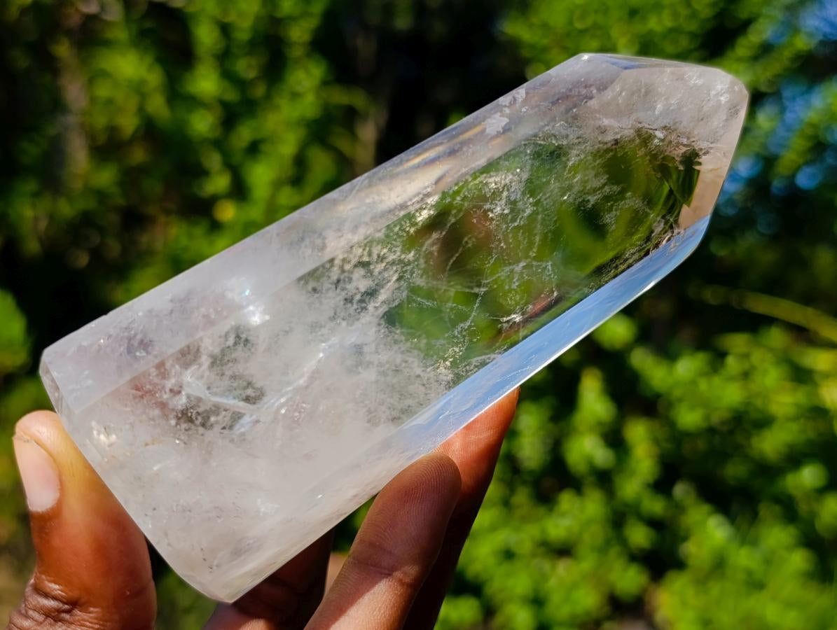 Polished Quartz Display Crystals x 4 From Madagascar - Toprock Gemstones and Minerals 