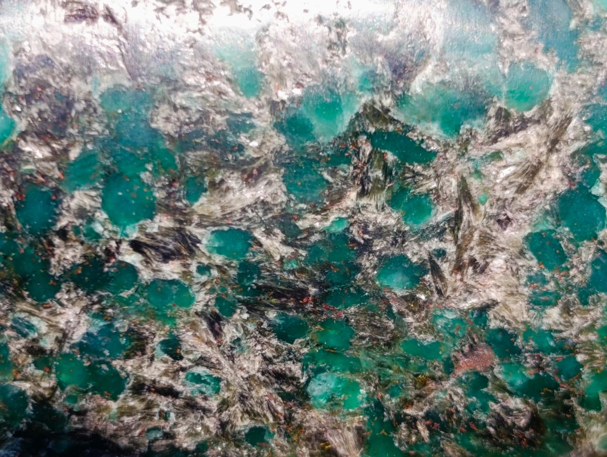 Polished Emerald Mica 'Mutokolite' Standing Free Forms x 4 From Mutoko, Zimbabwe - Toprock Gemstones and Minerals 