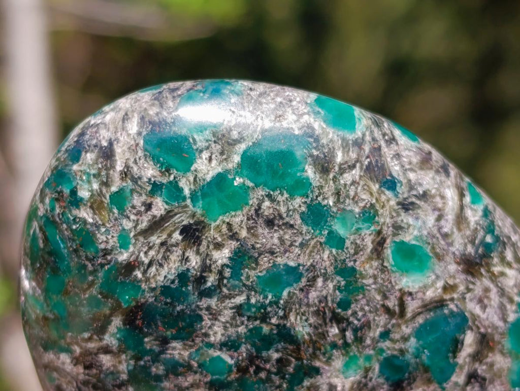 Polished Emerald Mica 'Mutokolite' Standing Free Forms x 4 From Mutoko, Zimbabwe - Toprock Gemstones and Minerals 