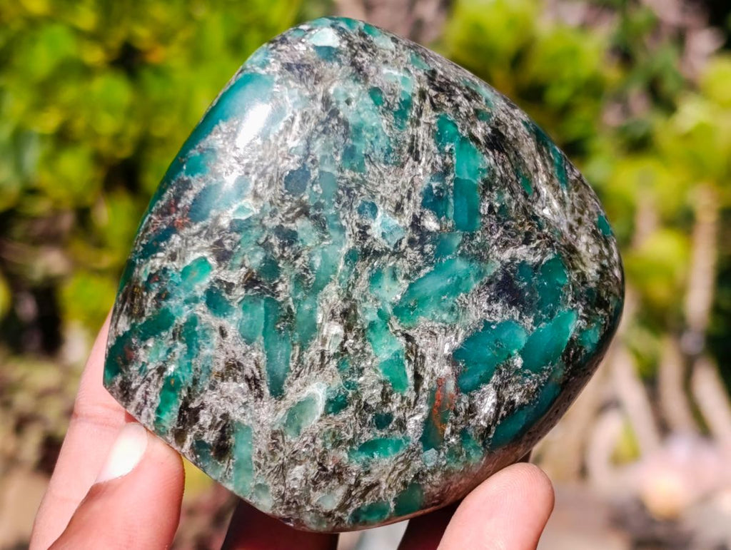 Polished Emerald Mica 'Mutokolite' Standing Free Forms x 4 From Mutoko, Zimbabwe - Toprock Gemstones and Minerals 